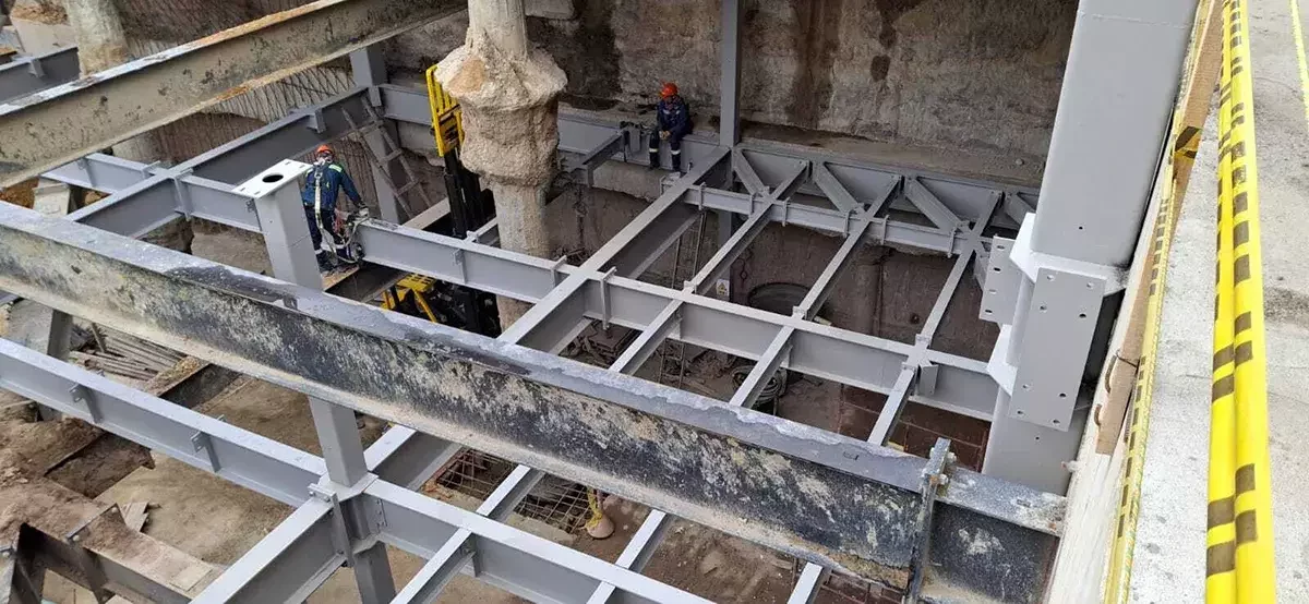Estructura metálica para edificios